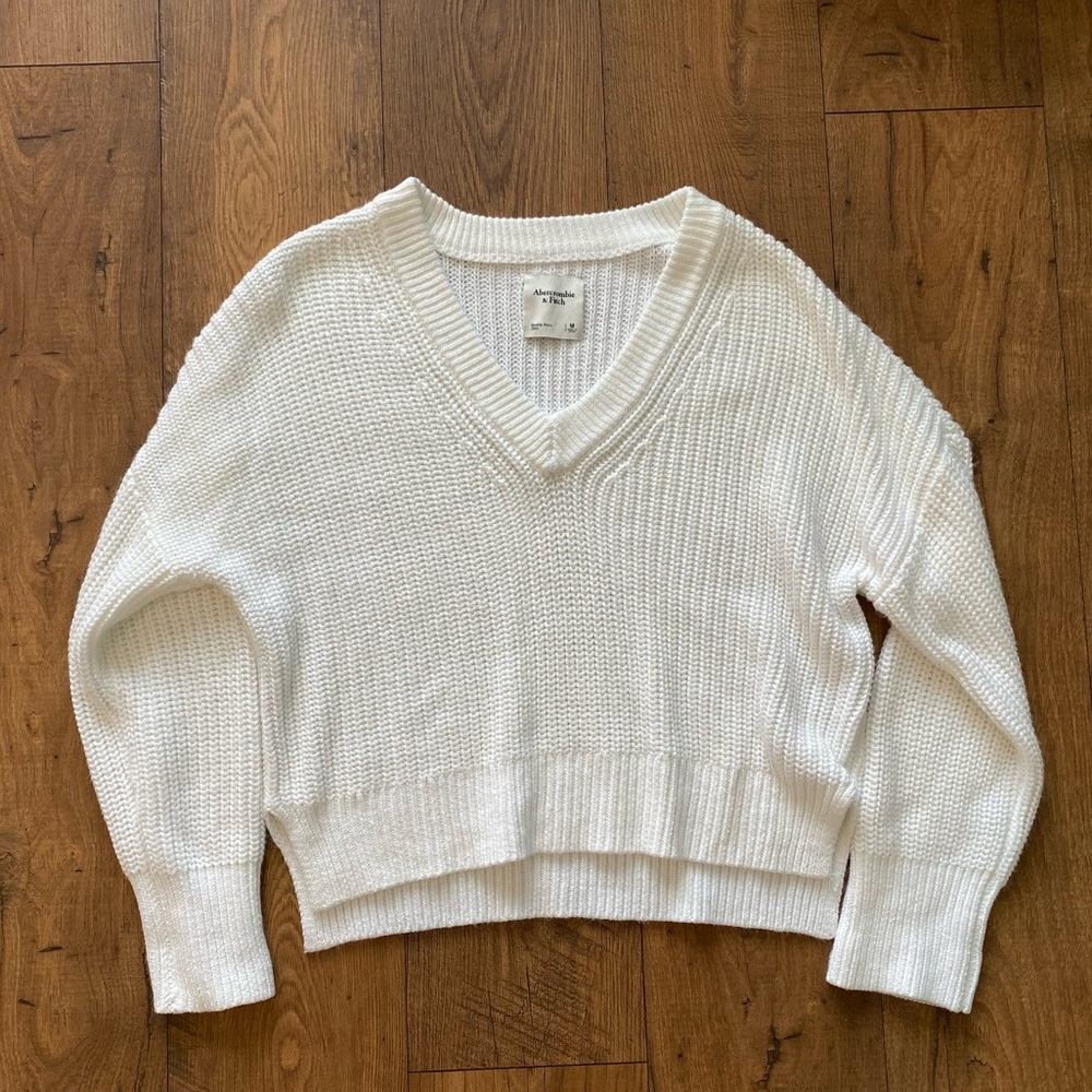 SOLD - Abercrombie Slouchy V-Neck Sweater